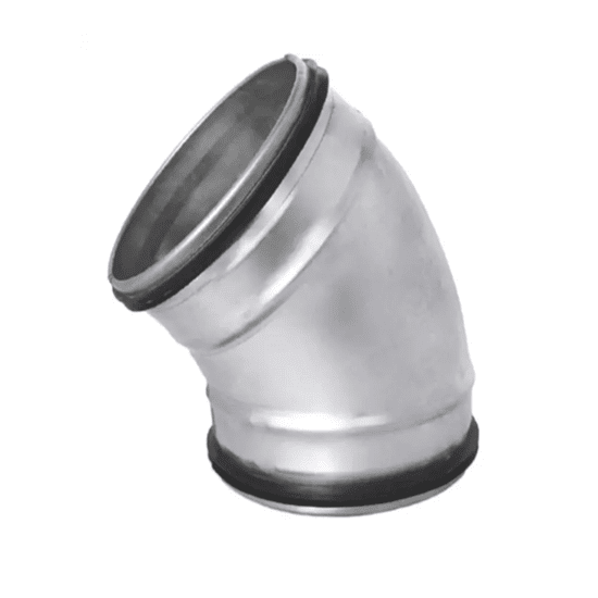 Ronde spiro bocht 45° Ø 80 mm voor spirobuis