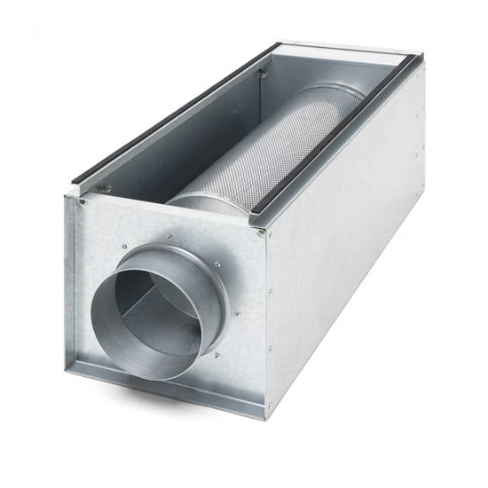 Geurfilter STAAL voor 1 koolstofpatroon